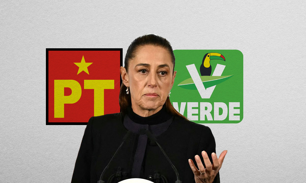 Sheinbaum logra respaldo del PT y Verde tras tensión por reforma electoral